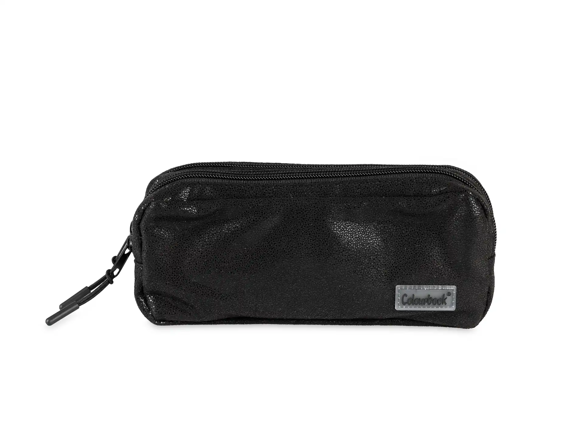 Colourbook Astuccio due scomparti Prisma - Nero