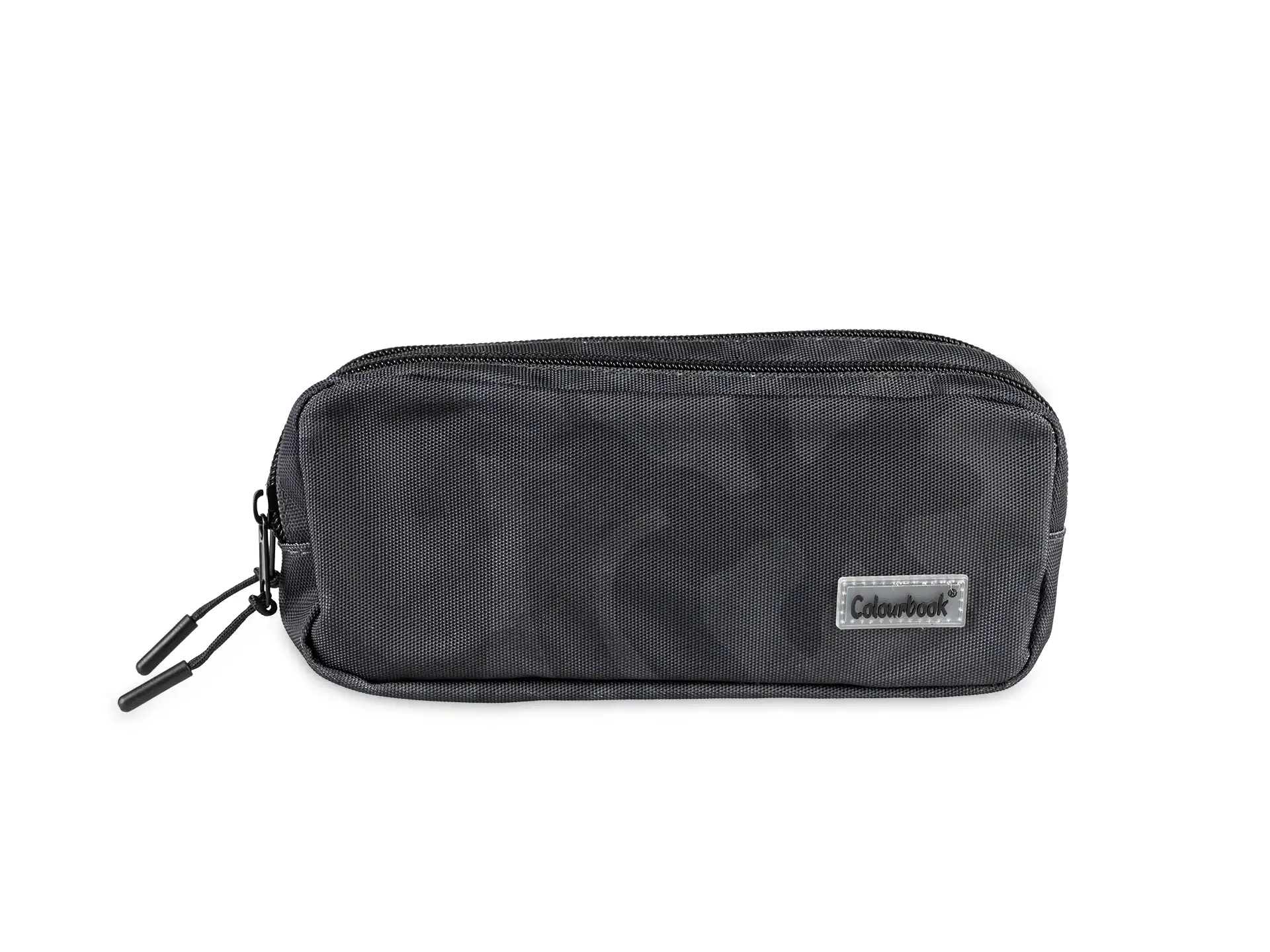 Colourbook Astuccio due scomparti Cargo - Nero