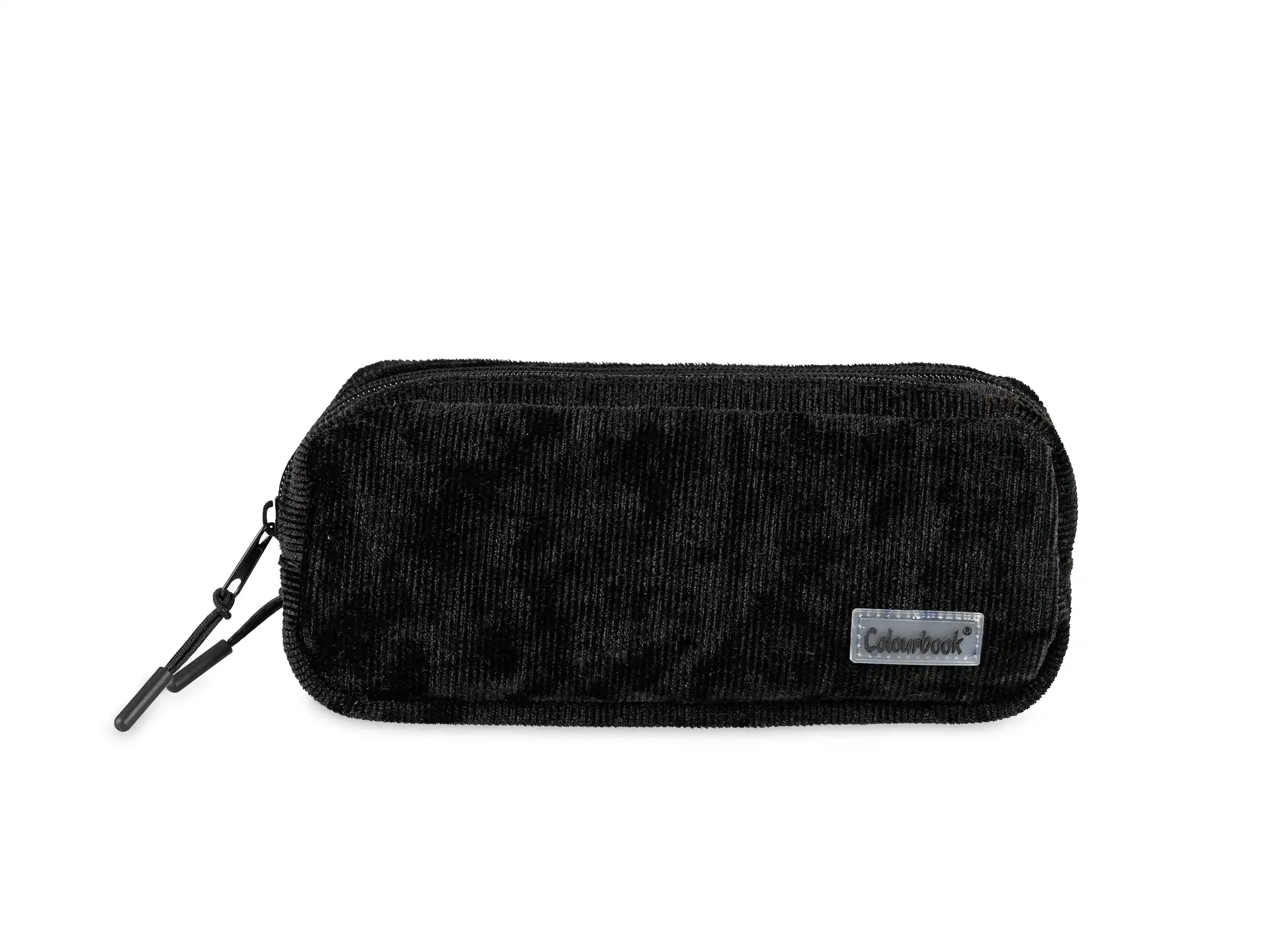 Colourbook Astuccio due scomparti Velar - Nero