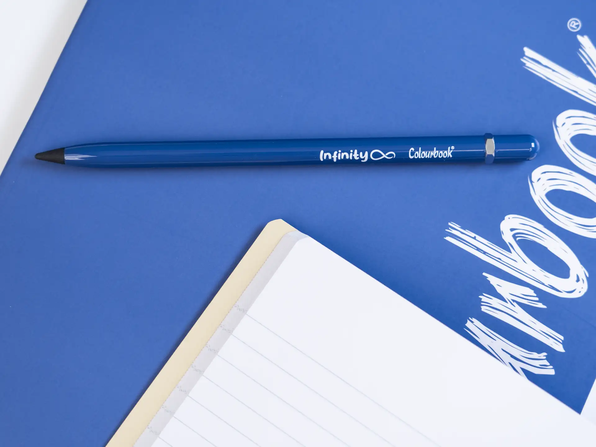 Colourbook - Matita perpetua Infinity con gomma - Blu Scuro