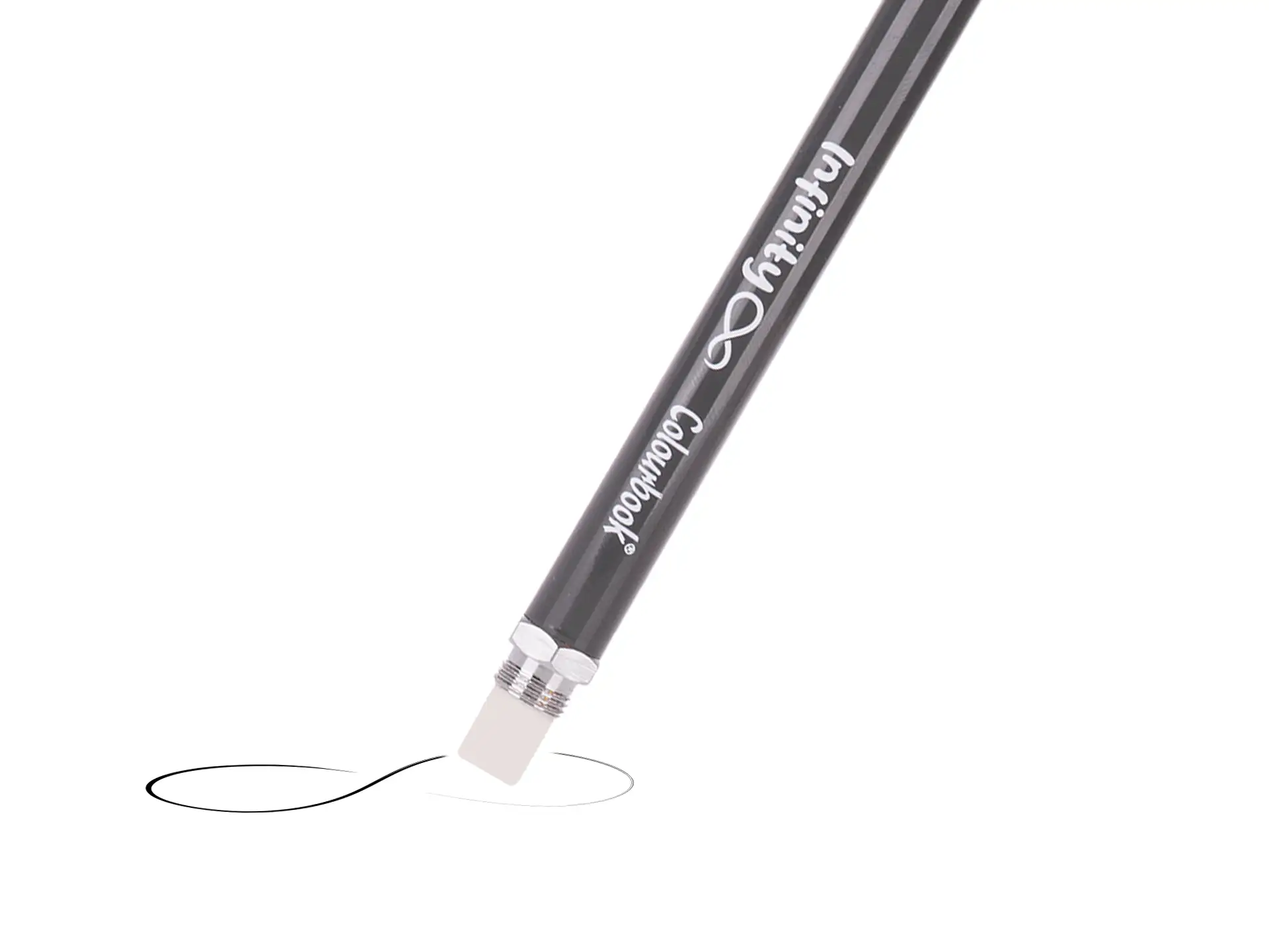 Colourbook - Matita perpetua Infinity con gomma -Grigio Fumo
