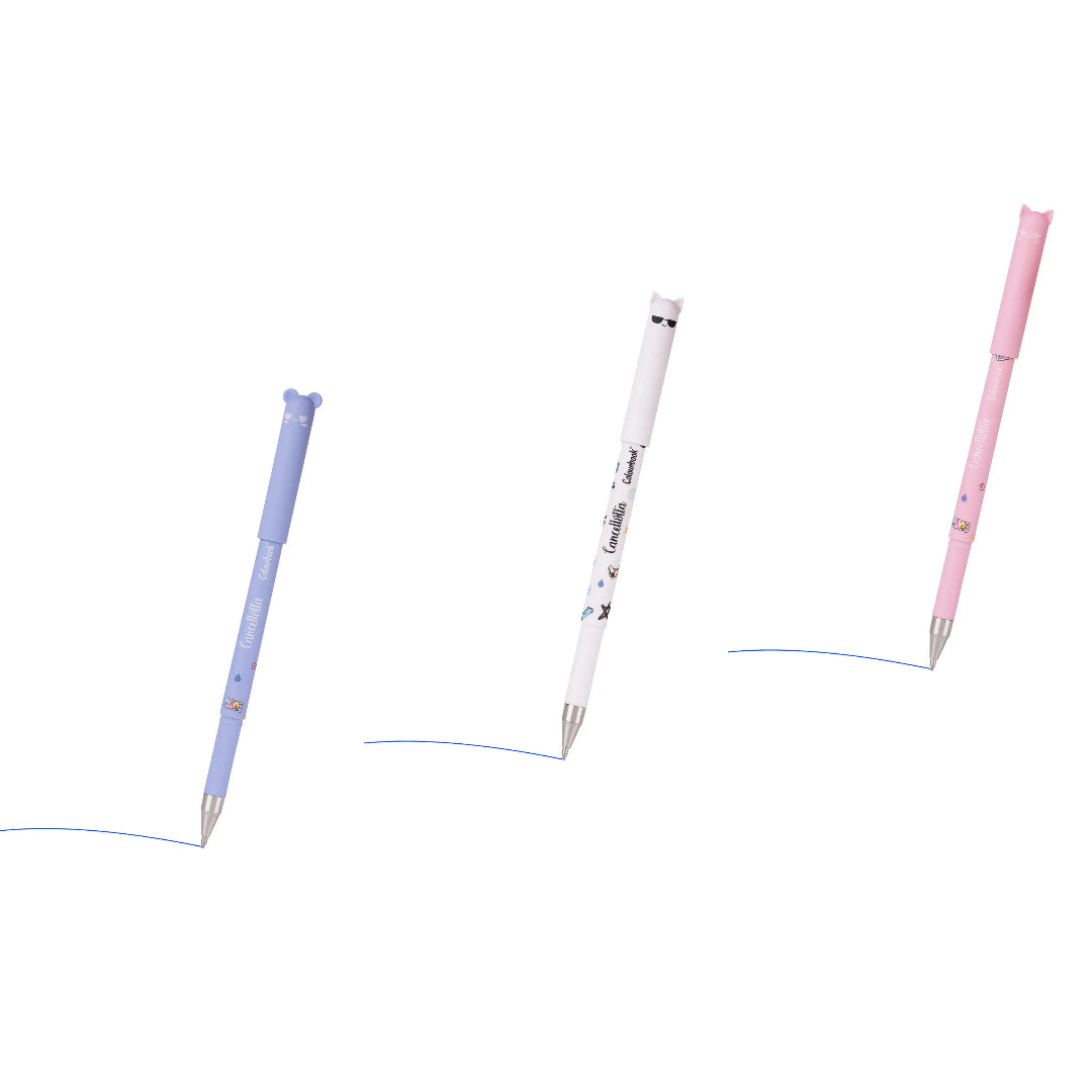 Penna gel cancellabile Cancellotta Abstract - Inchiostro Blu