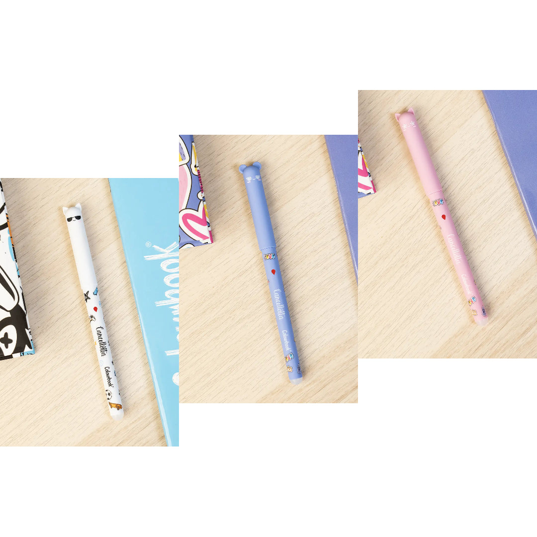 Penna gel cancellabile Cancellotta Abstract Inchiostro Rosso