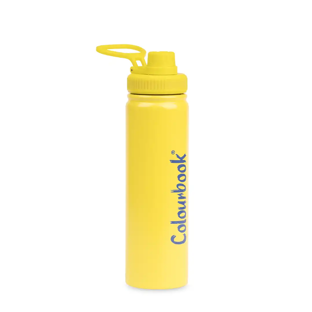 Borraccia termica con beccuccio 650ml Colour Trek - Giallo