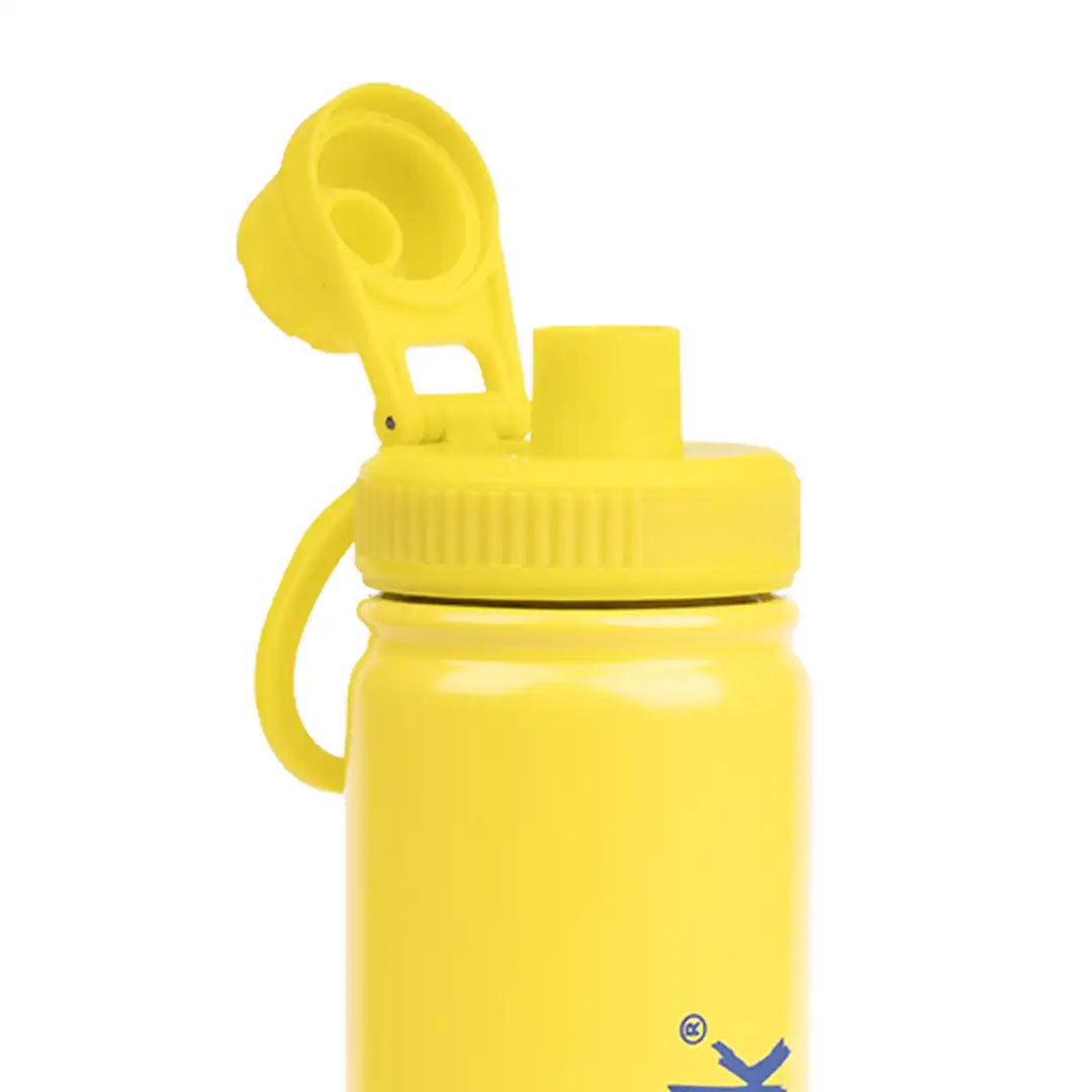 Borraccia termica con beccuccio 650ml Colour Trek - Giallo