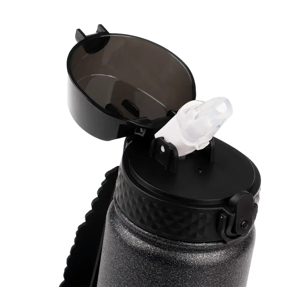 Borraccia termica Glitter 550ml - Nero