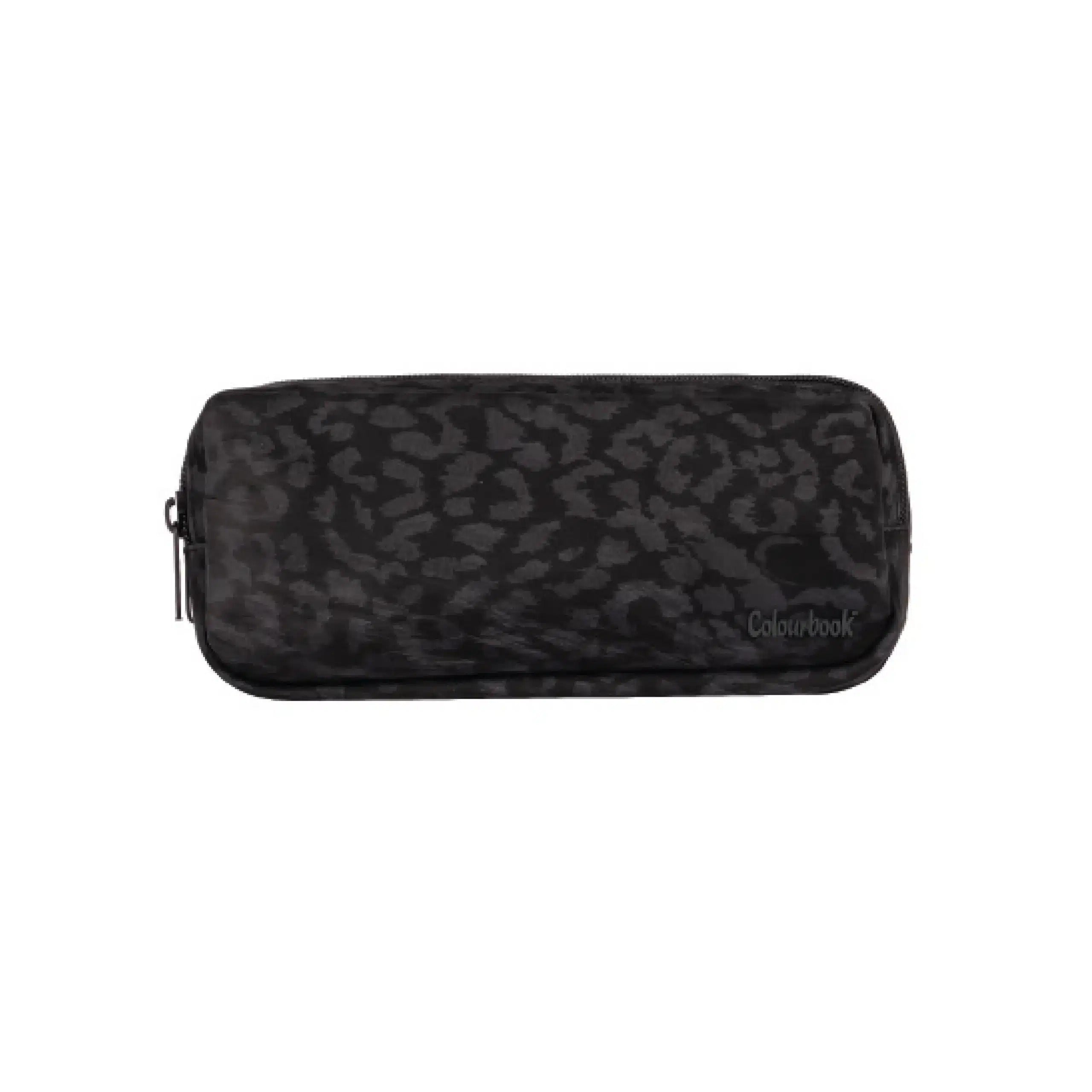 Astuccio 2 zip Nero Assoluto - Black Tie