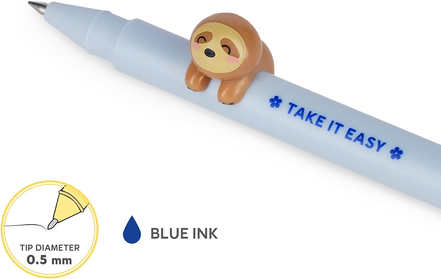 Penna gel - Amici adorabili Pigrizia