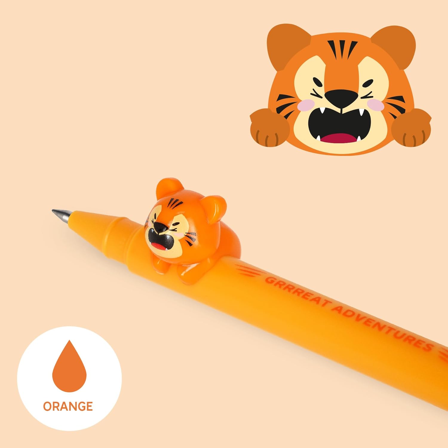 Penna gel - Amici adorabili Tigre