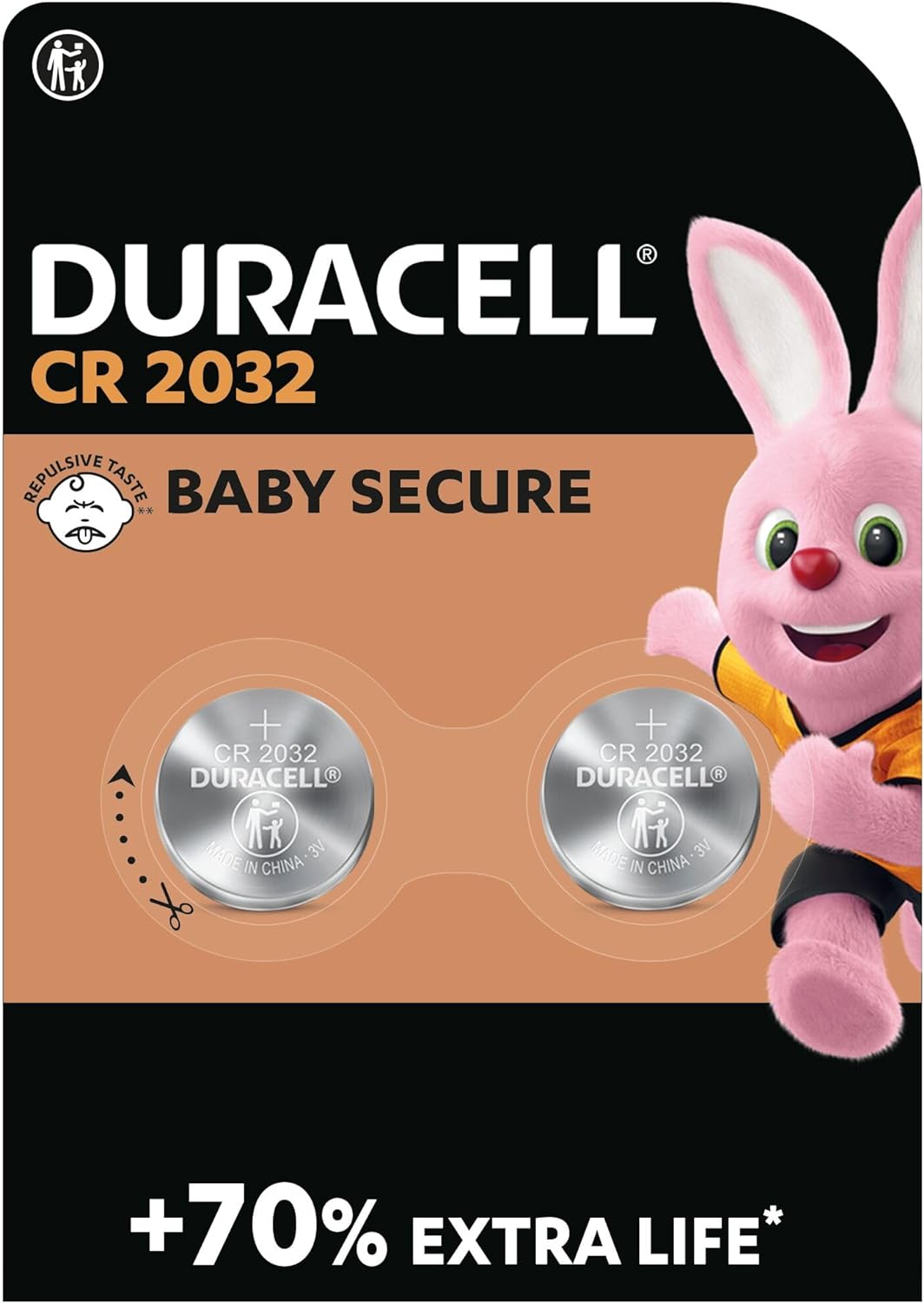 CF 2 PZ Batteria Duracell A Moneta Al Litio 2032 Da 3V