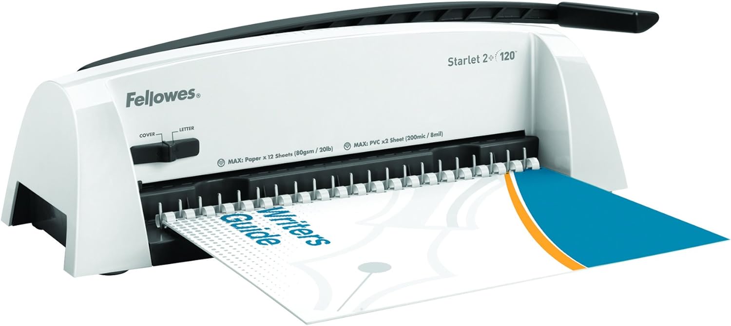 Fellowes 5227901 Rilegatrice Dorsi Starlet 2+ 12 Fogli