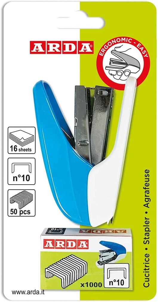 Cucitrice Arda Mini + 1000 Punti 10Mm in Blister