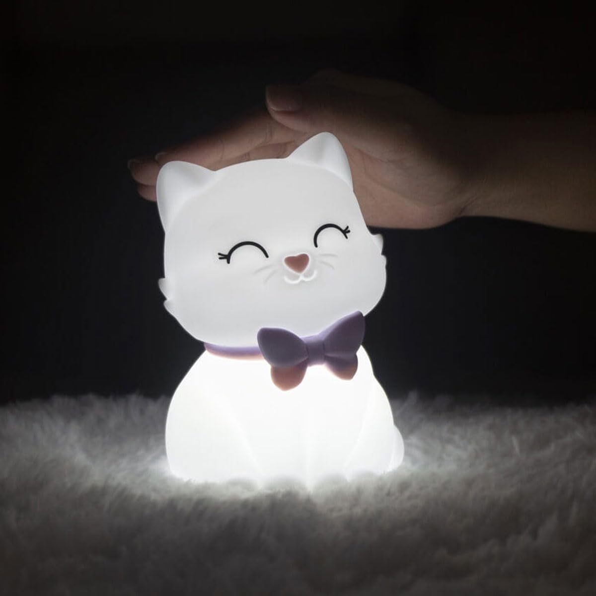 DHINK - Luce notturna ricaricabile LED - Gatto