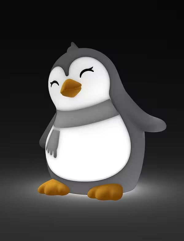 DHINK - Luce notturna ricaricabile LED - Pinguino