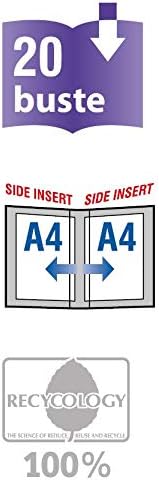 Pentel DCF642G portalistini Display Book Side20 buste Giallo