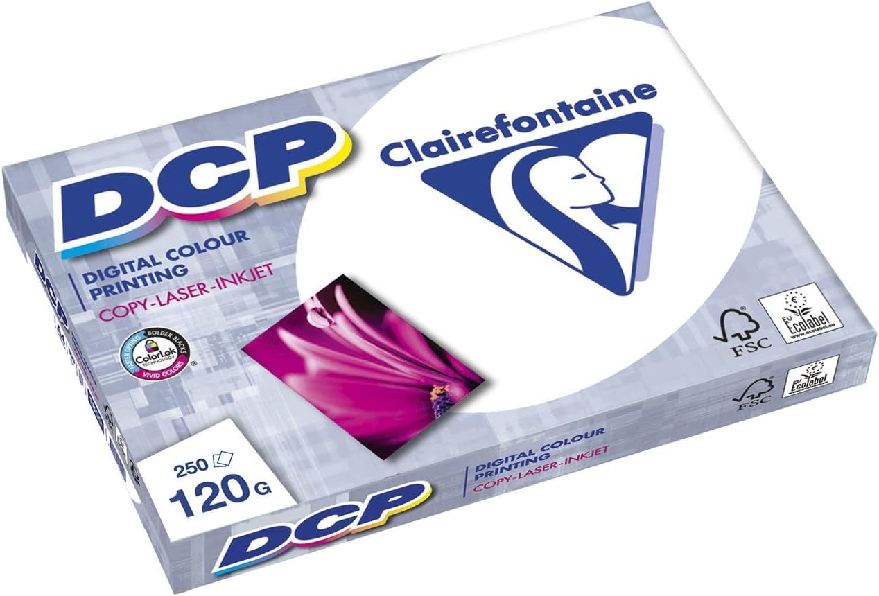 Risma A4 250 Fogli Bianco Extra DCP 120gr Clairefontaine