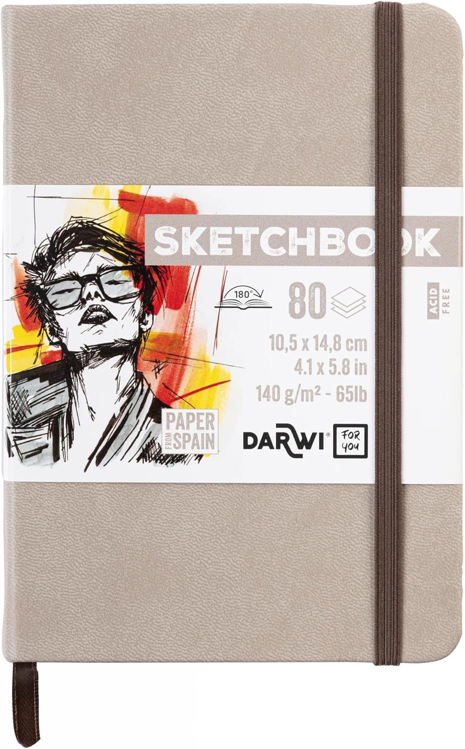 SKETCHBOOK 80FF A6 140GR - Tortora