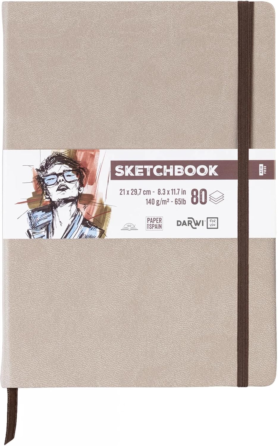 SKETCHBOOK 80FF A4 140GR - Tortora