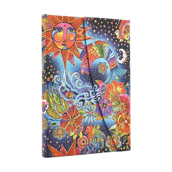Paperblanks 2026 Magia Celeste -Mini Settimanale Orizzontale
