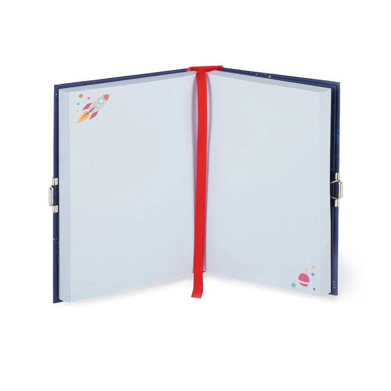 Il mio diario segreto con lucchetto a tema spazio