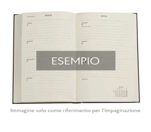 PAPERBLANKS AGENDA 2025 12MESI  FIRST FOLIO