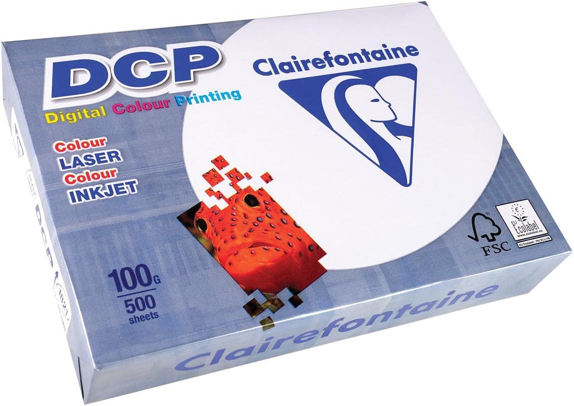 Risma A4 500 Fogli Bianco Extra DCP 100gr Clairefontaine