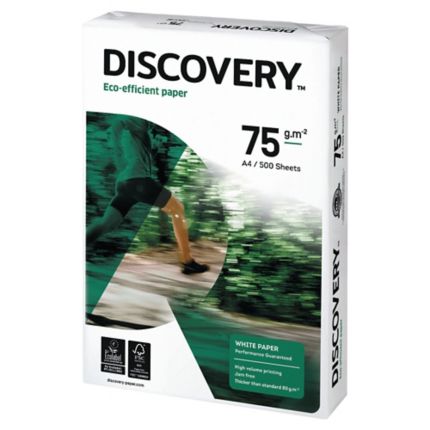 DISCOVERY cartone da 5 risme di carta da 500 ff f.to A4 75gr