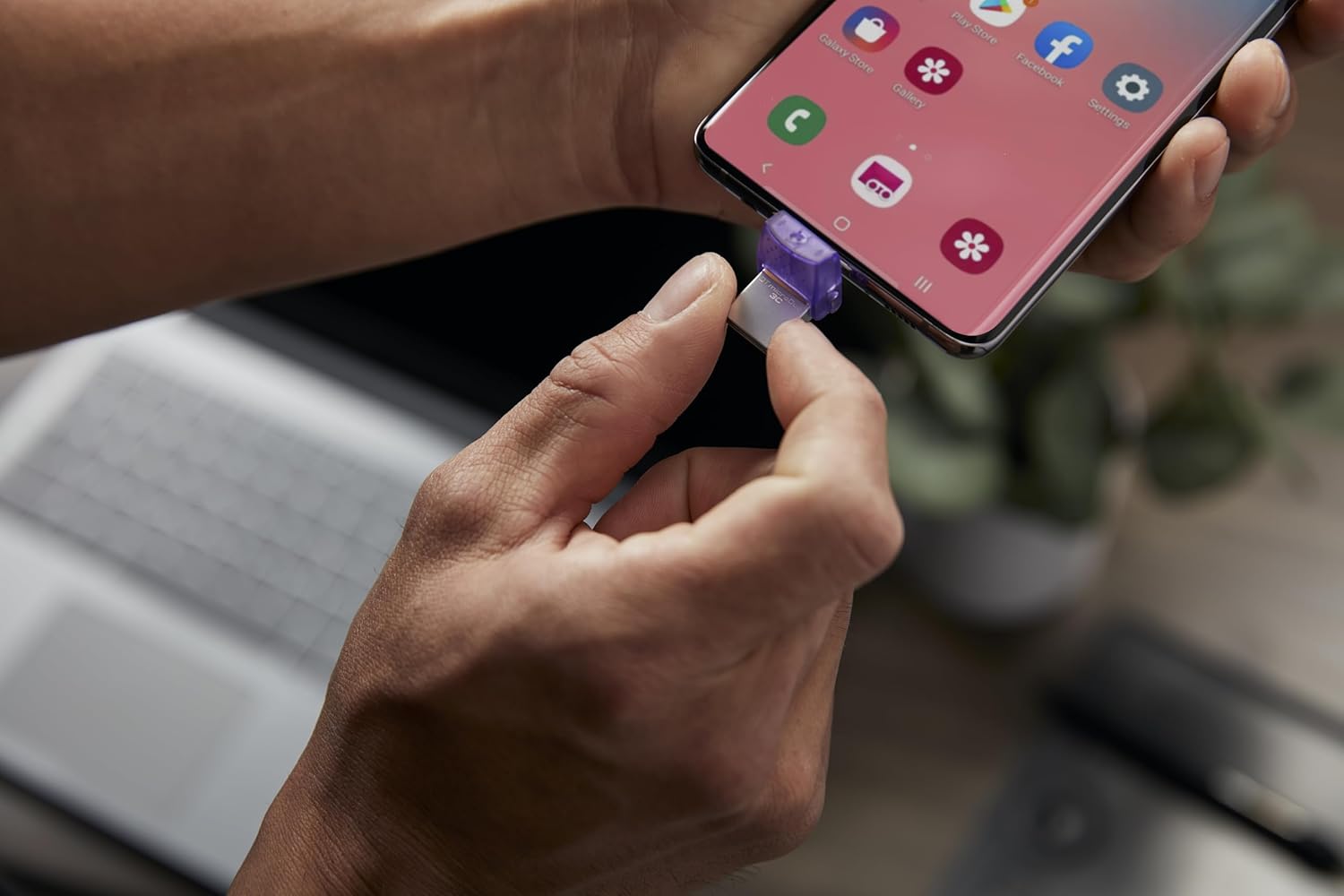 DataTraveler 128GB microDuo 3C Drive USB - Type-C e Type-A