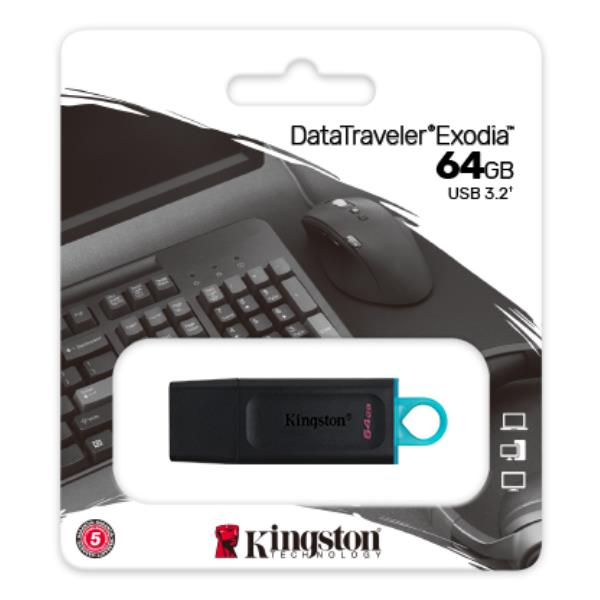 Kingston DataTraveler Exodia DTX/64GB Flash Drive USB 3.2