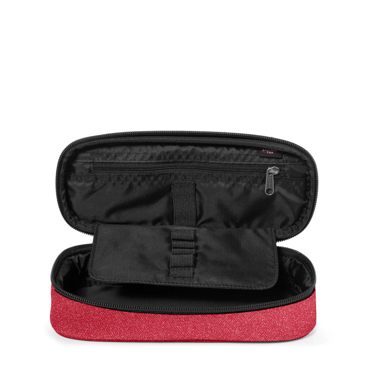 Astuccio Portapenne Oval Single - Sparkly Carminio