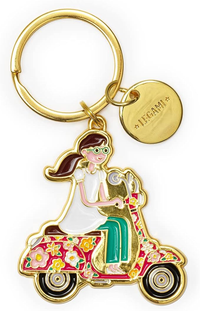Portachiavi in Metallo Smaltato What a Key Ring! Scooter