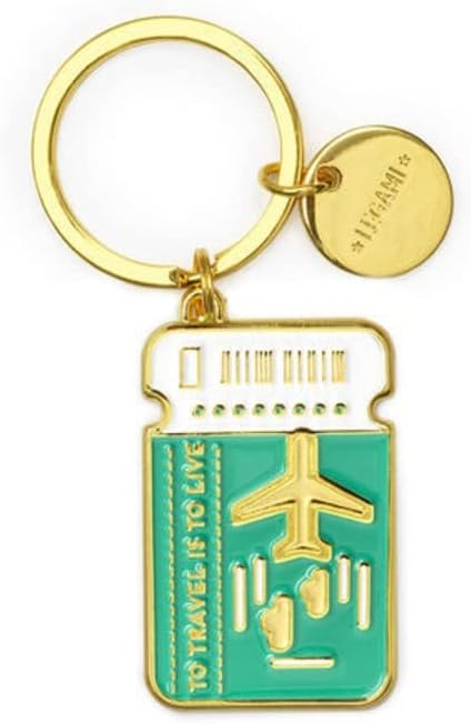Portachiavi in Metallo Smaltato What a Key Ring! Travel