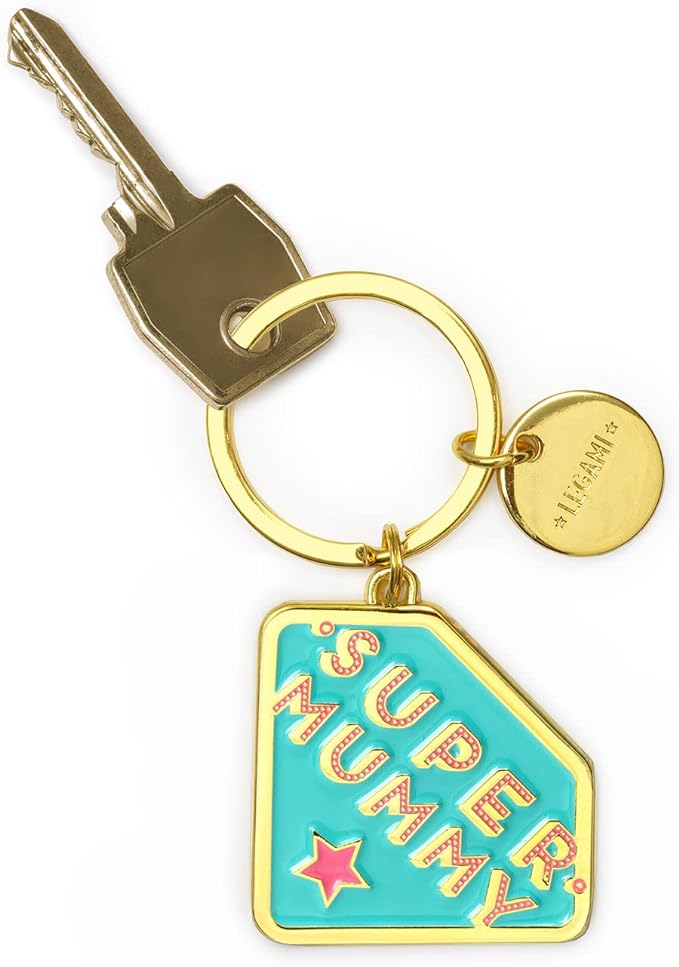 Portachiavi in Metallo Smaltato What a Key Ring! Super Mummy