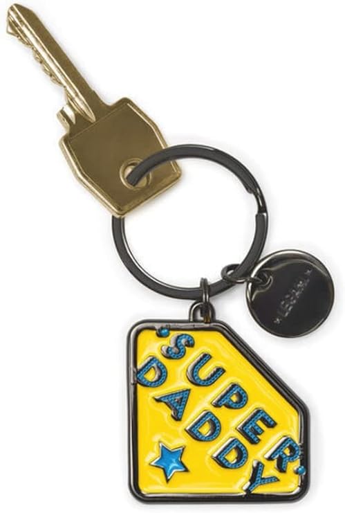 Portachiavi in Metallo Smaltato What a Key Ring! Super Daddy
