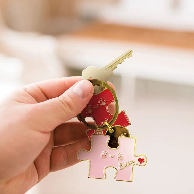 Portachiavi in Metallo Smaltato What a Key Ring! Puzzle