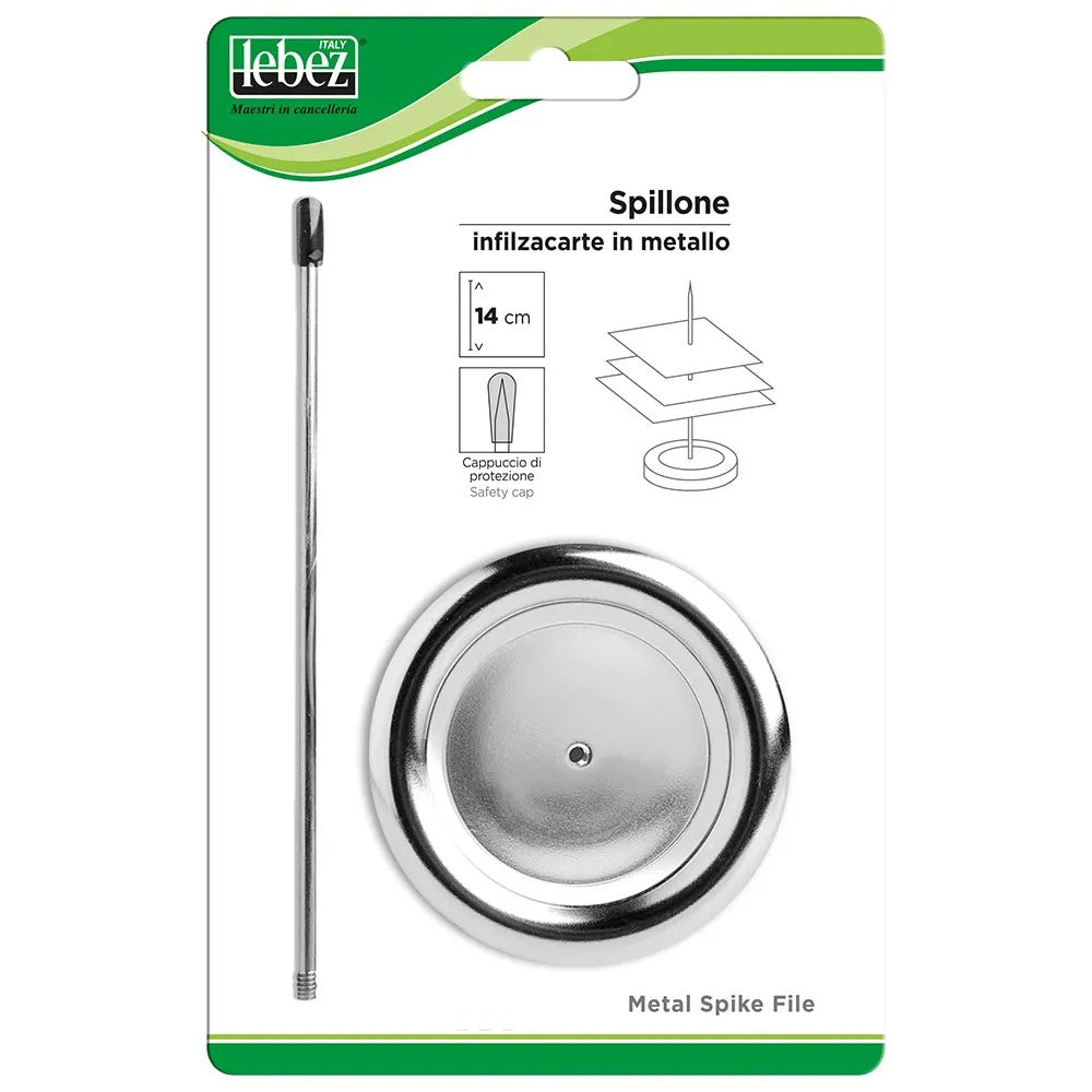 SPILLONE INFILZACARTE IN METALLO