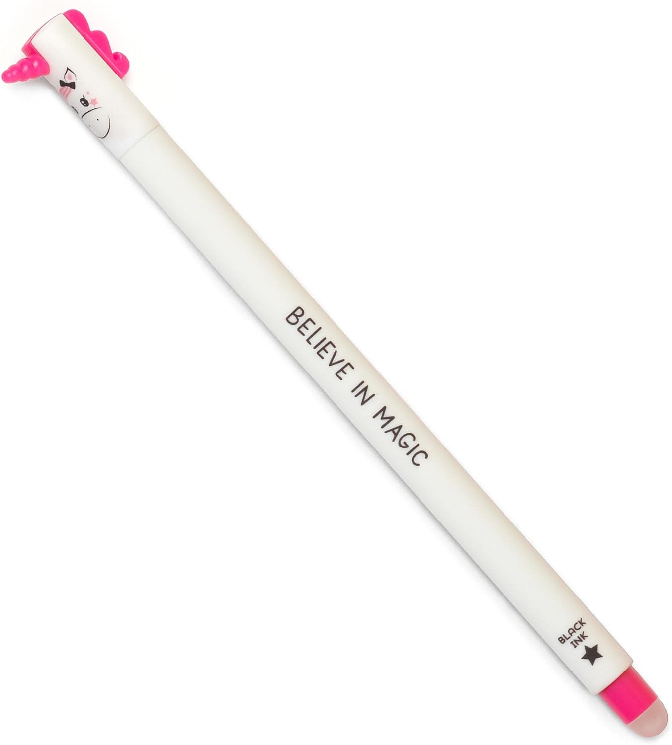 Penna Gel Cancellabile Erasable Pen Unicorno Colore Nero
