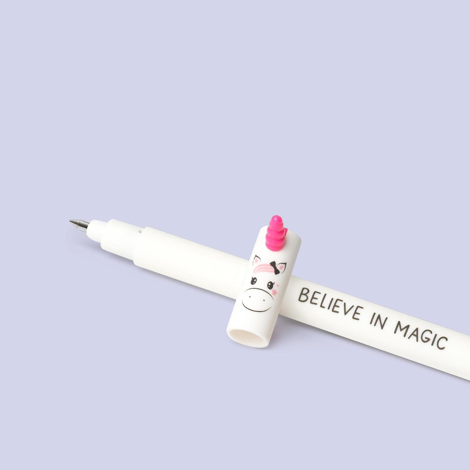 Penna Gel Cancellabile Erasable Pen Unicorno Colore Nero