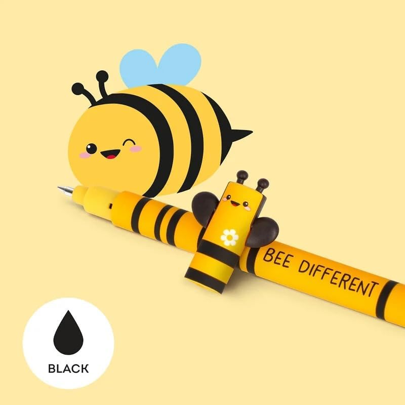 Penna Gel Cancellabile Erasable Pen Bee Colore Nero