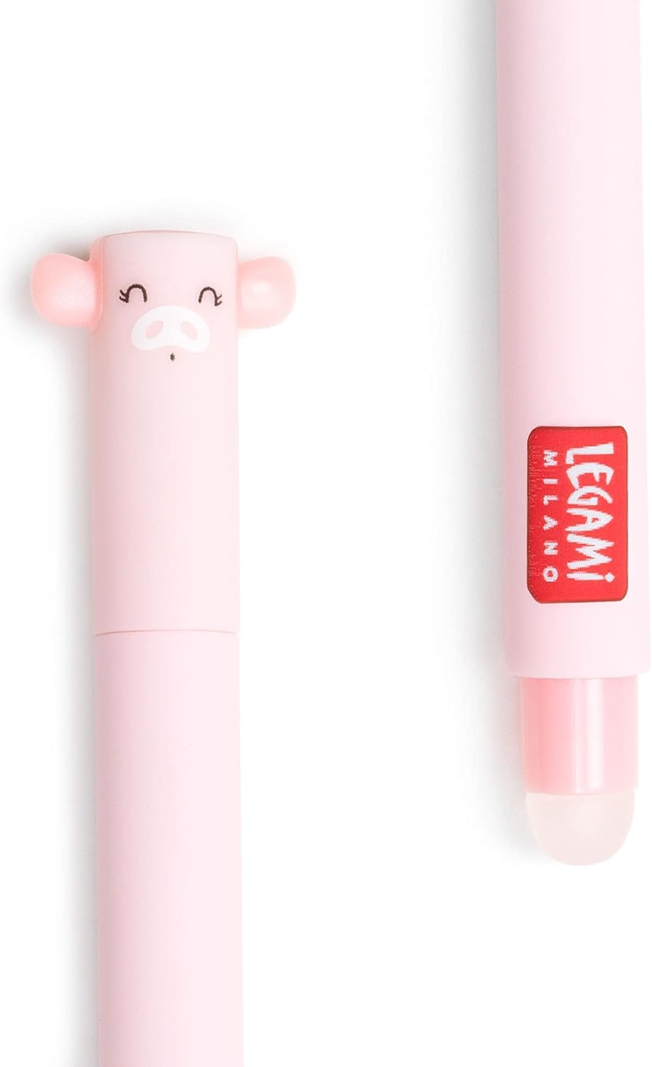 Penna Gel Cancellabile Erasable Pen Piggy Colore Rosa