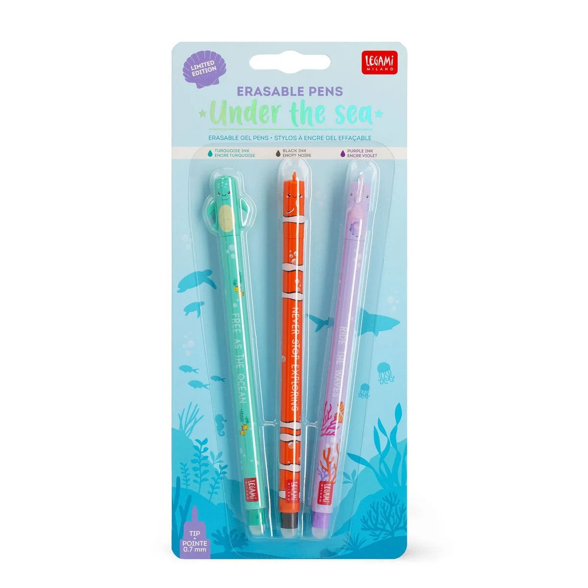 Set Penna Cancellabile Legami Limited Edition Under The Sea