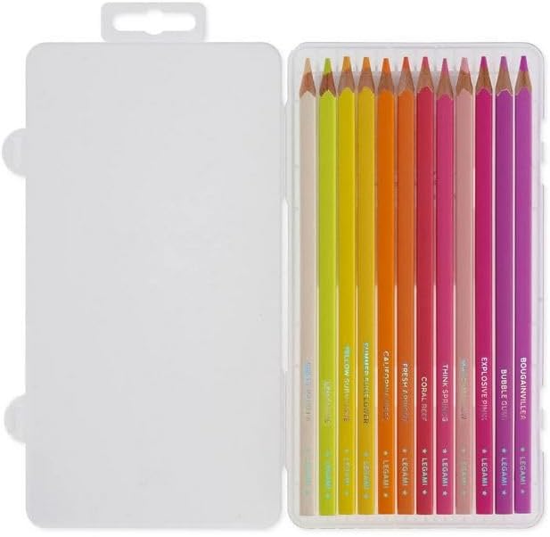 Set di 12 Matite Colorate - Live Colorfully