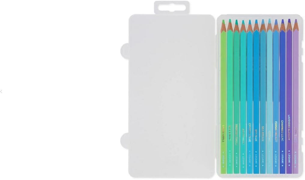 Set di 12 Matite Colorate - Live Colorfully