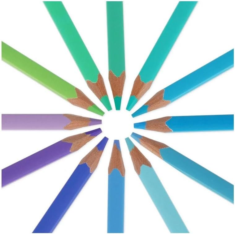 Set di 12 Matite Colorate - Live Colorfully