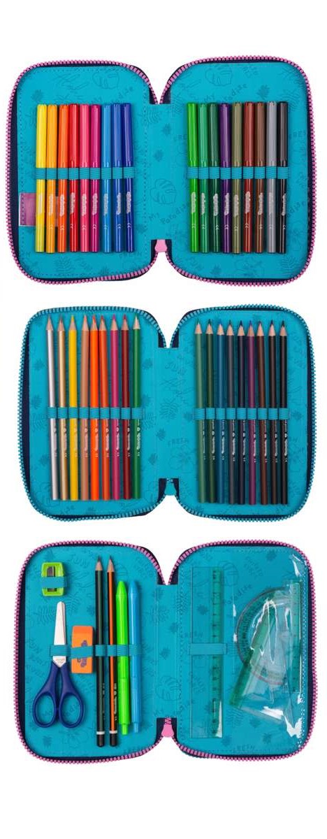 Coolopack - Astuccio 3 Zip - Stitch