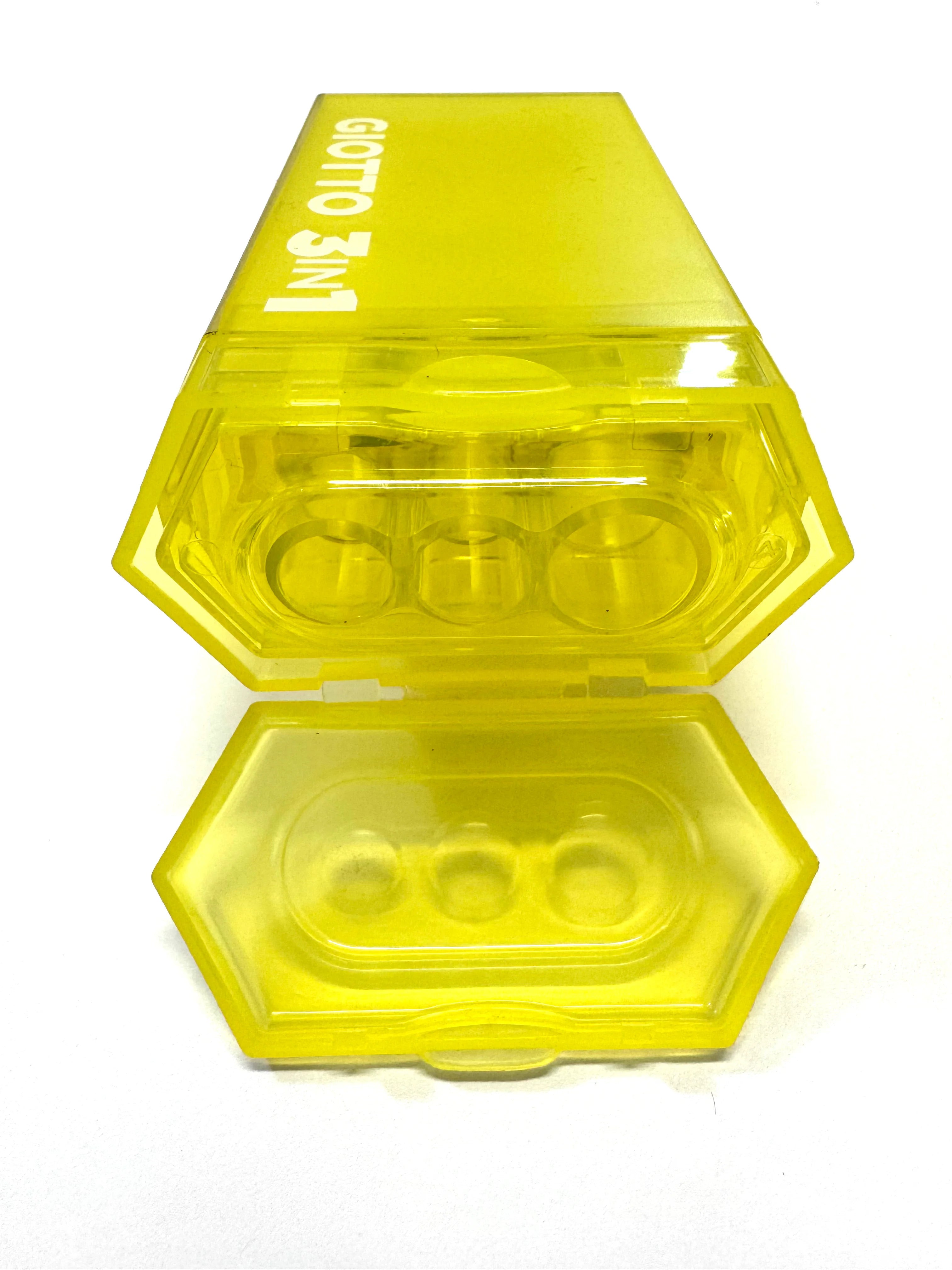 Giotto Temperamatite 3IN1 - Giallo