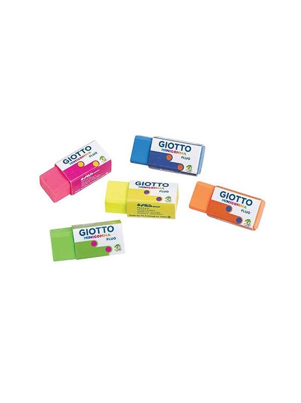FILA Giotto Minigomma Fluo - Colori Assortiti