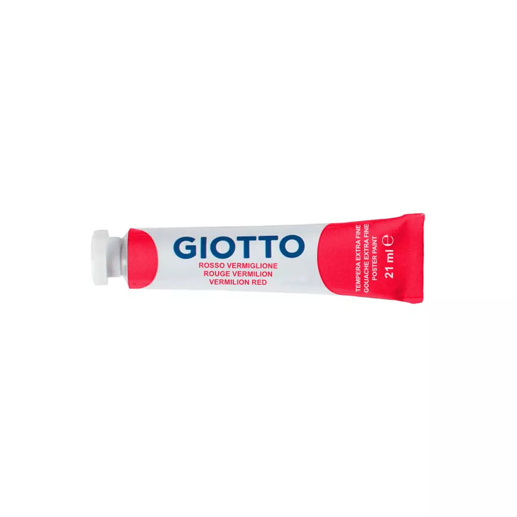 CF da 6 pz - Tempera Giotto ft.7 21 ML - ROSSO VERMIGLIONE