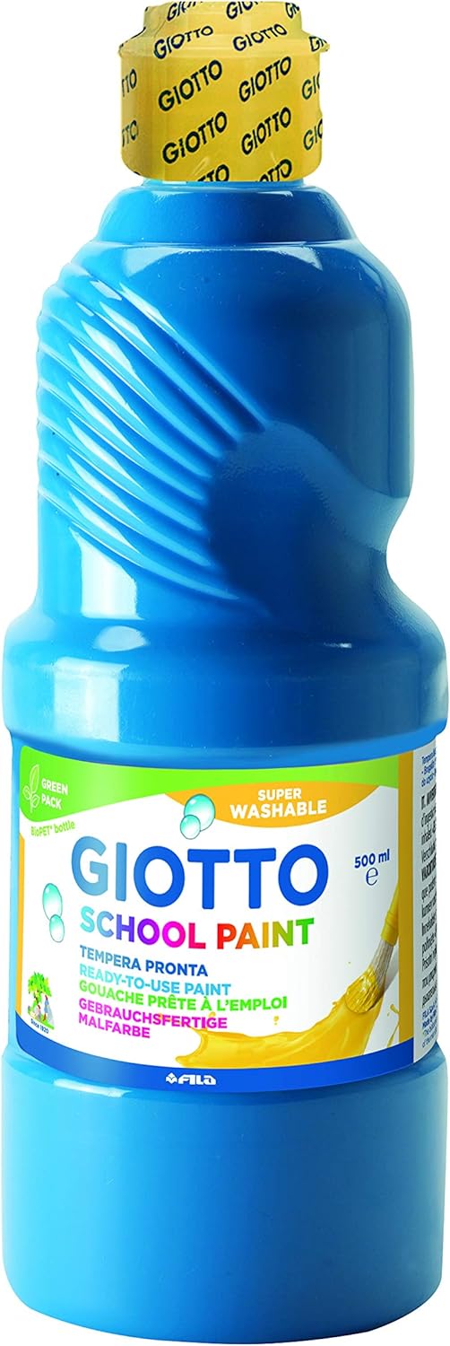 Giotto School Paint 1000 ML AZZURRO CIANO