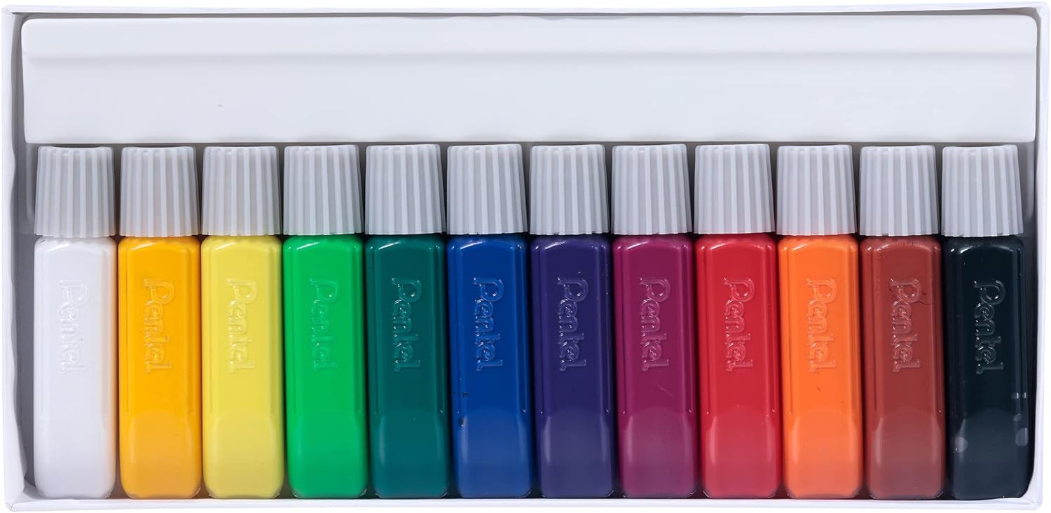 CF12 PZ Pentel Fabric Fun Paint Colours colori per tessuto